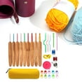 thumbnail image 4 of de s de , agujas de ergonómico, suministros de para tejer con estuche de transporte para principiantes Sunnimix Ganchos De Ganchillo, 4 of 8
