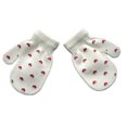 thumbnail image 1 of Sonducket Manoplas para bebés Estiramiento de dedo completo Guantes para recién nacidos Diseño considerado Suministros para niños pequeños Regalos de guantes y mitones Pequeño corazón blanco Sonducket AP009858-02, 1 of 6