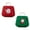 A, variant on Pack of 2 Christmas Themed Tin Gift Box Holiday Themed Metal Gift Boxes for Confectionery and Home Decoration