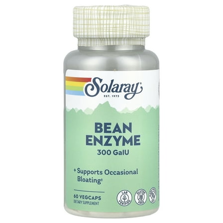 Solaray Bean Enzyme 60 Vegetarian Capsules