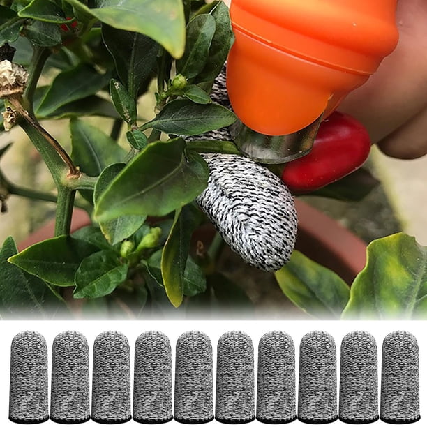 Fiudx Ofertas y liquidaciones 10 piezas de cubierta de dedo de corte de 15 pines 5- Cubierta de dedo de cuchillo de pulgar HPPE Cubierta de dedo de protección de mano de obra de corte de tallado