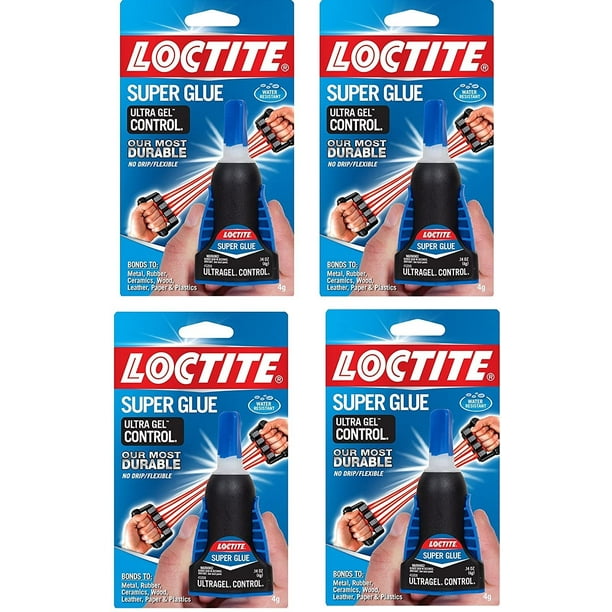 Loctite Ultra Gel Control Super Glue 1363589, npsoHn 4 Pack4 gram