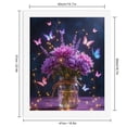 thumbnail image 2 of Paint By Numbers Kit for Adults Beginner - Magical Floral Display With Butterflies DIY Canvas Painting Kits for Adults, Frameless Paint By Number for Adults for Home Wall Decor 16x20 Inch, 2 of 7