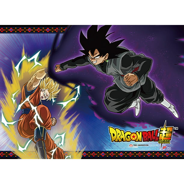  Pergamino de pared - Dragon Ball Super - SS2 Goku vs.  goku negro ge86765 - Walmart.com