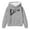 Grey, variant on Womens Oversized Hoodies Fall Animal Bear Print Long Sleeve with Pocket Hooded Pullover Sweaters