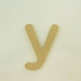 thumbnail image 2 of Package of 1, 10 Inch X 1/2" Thickness MDF Letter y in The Gotham Rounded Font, Thick, Lower Case for Art & Craft Project, Made in USA, 2 of 4