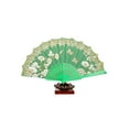 thumbnail image 4 of Tnobhg Folding Fan Vintage Style Floral Folding Hand Fan Elegant Performance Fan for Party Wedding Decoration, 4 of 7