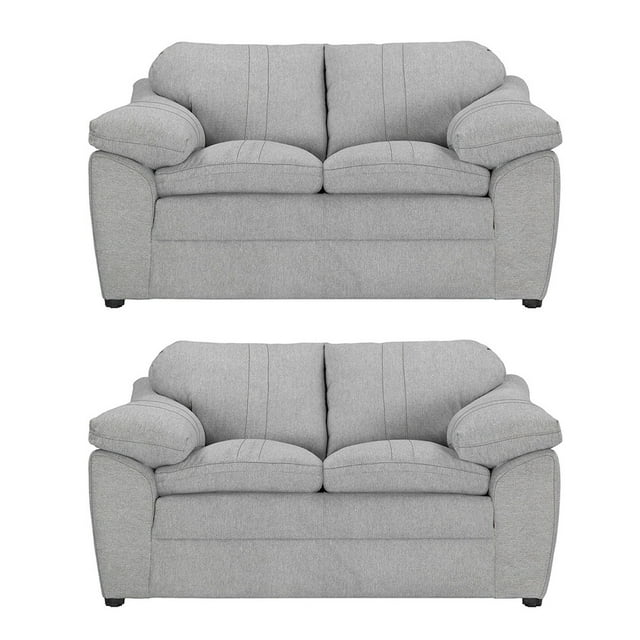 Sala 2-2 TRINITY Aston ( 2 piezas Love Seat ) Plata Para Sala