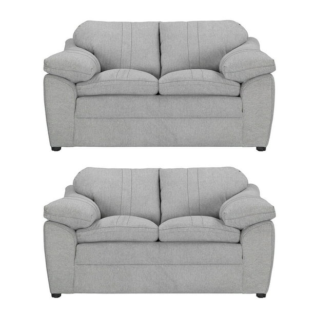 Sala 2-2 TRINITY Aston ( 2 piezas Love Seat ) Plata Para Sala