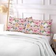 thumbnail image 5 of Cute Pink Unicorn Pillowcase, Super Soft Pillow Shams Covers, Plush Cozy Pillow Cases with Zipper, 21" X 54"（115） Home Decor Gifts, 5 of 6