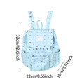 thumbnail image 3 of Junior High School Student Schoolbag With An Like Polka And Bow Design Double Shoulder, 3 of 5