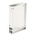 thumbnail image 3 of Lefu Transparent Acrylic Photo Frame Magnetic Poster Display Stand Thick 8+8mm, 3 of 10