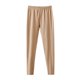 thumbnail image 2 of Pantalones cálidos de color liso para mujer, pantalones de terciopelo alemán de doble cara sin costuras, leggings de cintura alta, pantalones largos, ropa interior cálida, pantalones de poliéster para, 2 of 7