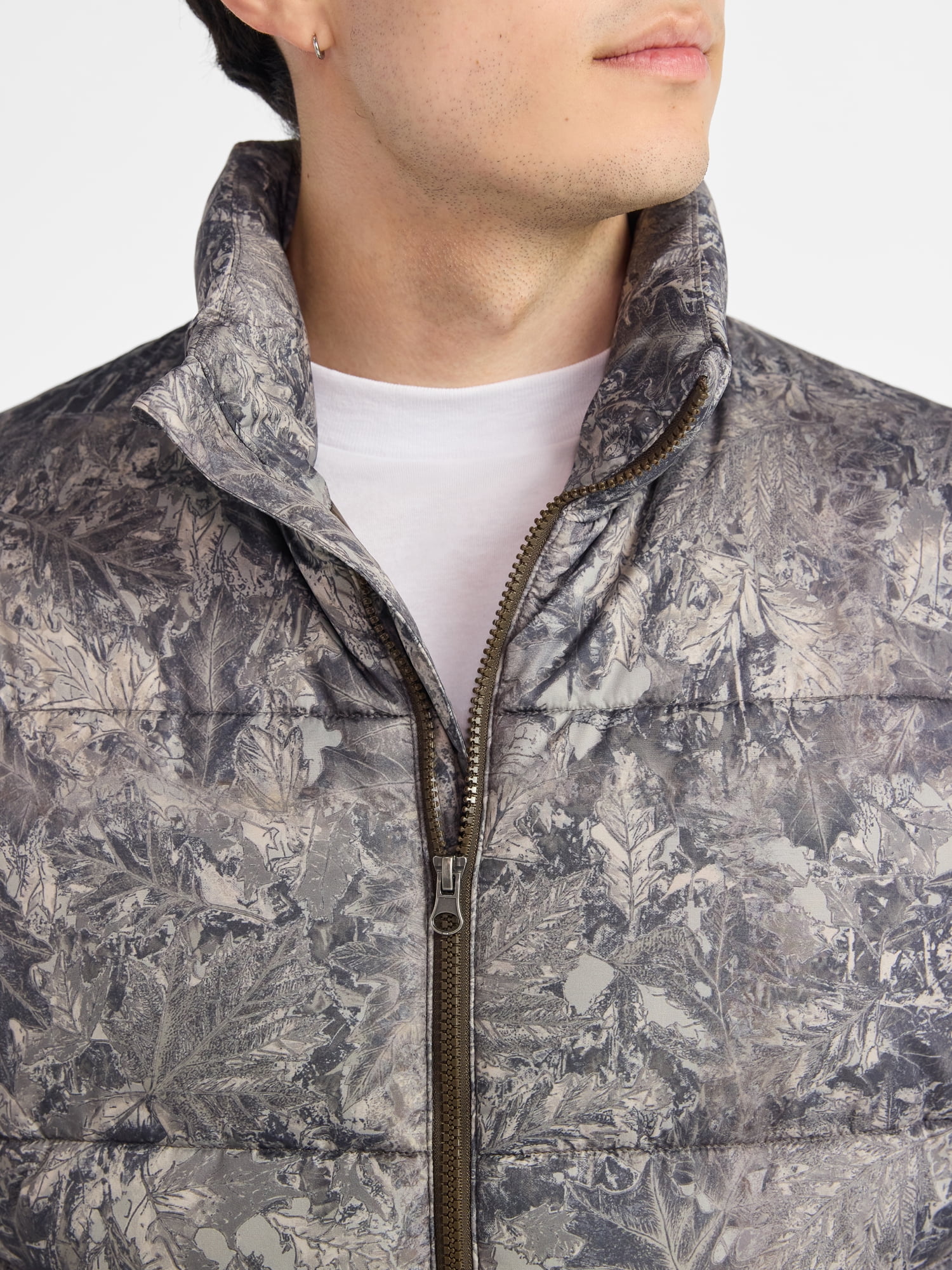 No Boundaries Men's and Big Men's Puffer Jacket, Size S-3XL