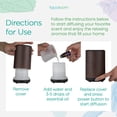 thumbnail image 3 of SpaRoom HerbalAir 2.0 Essential Oil Diffuser for Aromatherapy - Woodgrain Finish - 70mL Water Capacity., 3 of 5