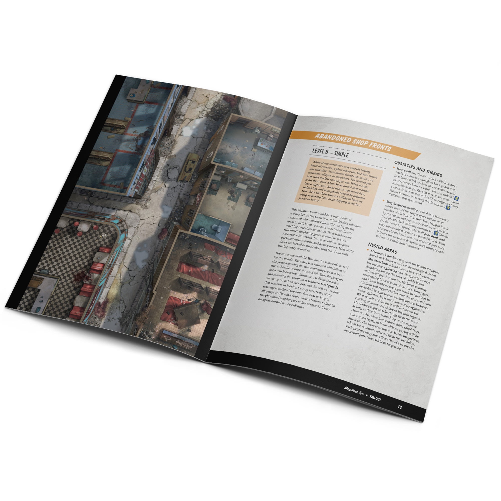 Modiphius Entertainment: Fallout: The Roleplaying Game - Map