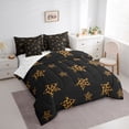 thumbnail image 3 of Feelyou Leopard Print Stars Bedding Comforter Set 7pcs, Fashion Cartoon Full Bedding Set, 3 of 8