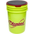 Diamond Sports Official Fastpitch 12Ysc Softballs with Bucket 18 Ball