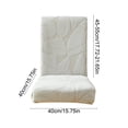 thumbnail image 3 of Chair Cover Washable Polyester for Dining Room, Office, or Restaurant – All-Season Chair Fits Most Chairs, Easy Install, Stain Resistant, Gray and More Colors, 3 of 7