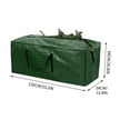 thumbnail image 3 of Christmas Tree Storage Bag Heavy Duty Polyester And PVC With Full Length Double Zipper For Artificial Trees Up To 9 Feet, 3 of 9