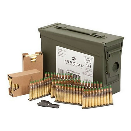 79353 Federal Cartridge 5.56mm 62gr SC FMJ Ammo Can/420