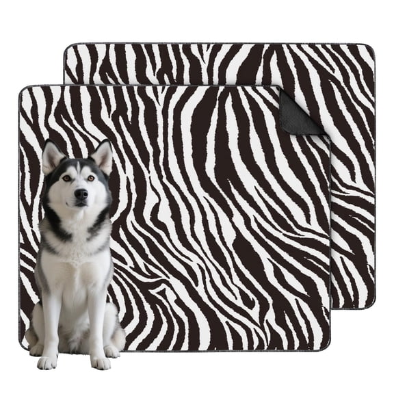 Textured Pattern Washable Pee Pads for Dogs, 35"x41" Reusable Potty Pad, Non-Slip and Leak-Proof Mat for Dog Crates.(Texture/leopard /Geometry, 24" x35" )