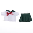 thumbnail image 3 of Mini conjuntos de uniformes japoneses Yotijar Reemplazo de accesorios Muñeca Verde, 3 of 10