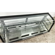 60 in. NSF Refrigerated Bakery Display Case 9.4 Cu.Ft. Countertop Display Curved Glass Display Refrigerator