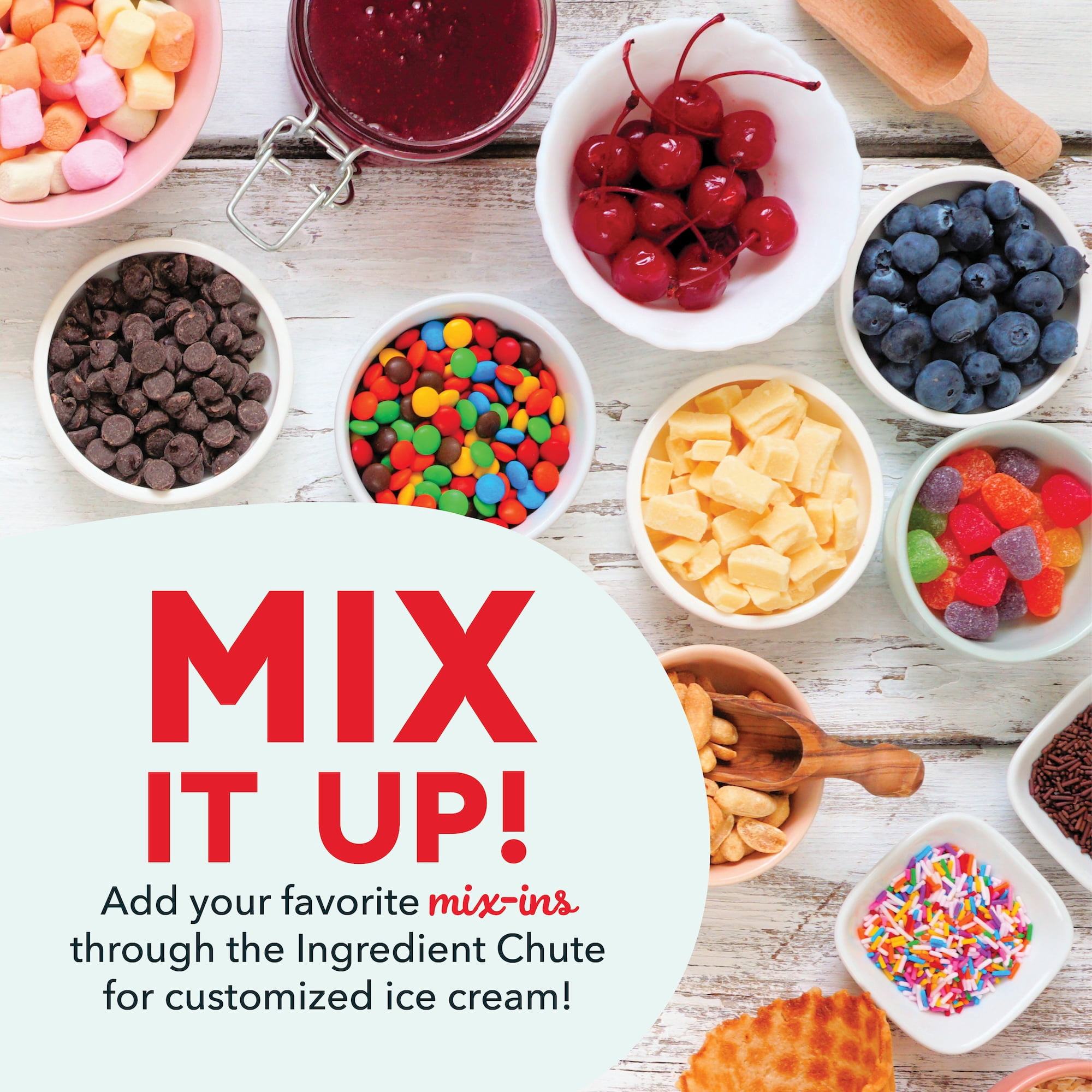 Dash Deluxe Gelato & Ice Cream Maker, 2qt, Cream