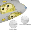 thumbnail image 3 of Sikiie Cartoon Owls Pillow Covers, Throw Pillow Case Cushion Covers,Cushion for Bedroom,Couch,Home-16"x24", 3 of 6