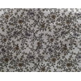 thumbnail image 4 of oneOone Georgette Viscose Mustard Yellow Fabric Leaves & Floral Block Sewing Material Print Fabric By The Yard 42 Inch Wide, 4 of 4