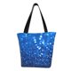 thumbnail image 1 of Fotbe A Blue Glitter Bolsa de Playa con Estampado, Bolsa de Hombro, Bolsa de Mano Espaciosa, Bolsa de Viaje Ligera, Bolsa de Compras Versátil, 1 of 6