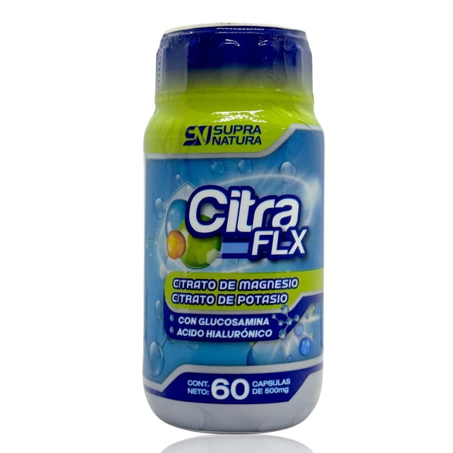 Citrato de Magnesio Potasio Glucosamina AHA 60 caps Supra