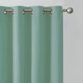 thumbnail image 4 of Better Homes & Gardens Velvet Grommet Blackout Single Curtain Panel, Aqua, 52" x 108", 4 of 7