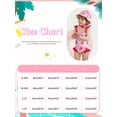 thumbnail image 2 of Usaibhir Baby Girls Swimsuit Toddler Ruffled Bikini One-Piece Swimwear Baby Girl Bathing Suits Kids Swimming Bathing Beachwear 12M-4Y, 2 of 10