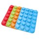 thumbnail image 1 of Juego de 4 moldes de silicona para magdalenas de grado alimenticio para tartas de chocolate (rojo, naranja, azul, verde). JAMW Sencillez, 1 of 4