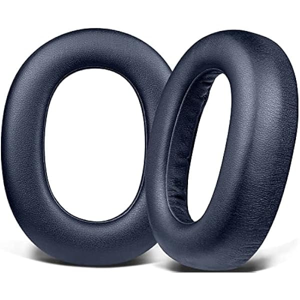 Chenchen Professional Replacement Ear Pads Cushions for Jabra Elite 85h Wireless Over-Ear Headphones, Earpads with Soft Protein Leather, Noise Isolation Foam - Navy Blue