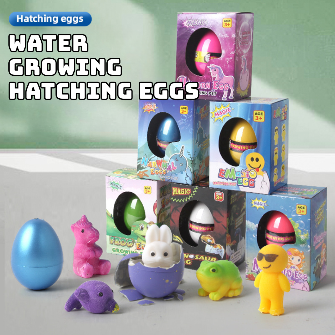 PIKACHY Grow In Water Hatching Eggs Toy Educational Surprise Eggs For Kids Easter Basket Stuffers 6 Pcs Mermaid