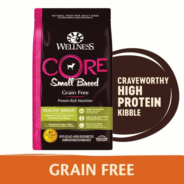 Wellness CORE Natural Grain Free Dry Dog Food, Small Breed Healthy