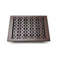 thumbnail image 5 of Prima Decorative Hardware Cast Iron Floor Register 9" x 12" VR-100 - White, No Holes, 5 of 10