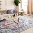 thumbnail image 4 of Ultrug Vintage Rugs Soft Accent Area Rug for Bedroom Living Room Home Decor Carpet,8'x10',Blue, 4 of 7