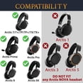 thumbnail image 2 of SOULWIT Flexible Fabric Replacement Headband for SteelSeries Arctis 7/7+/7X/7X+/7P/7P+/9/9X/Pro/Prime Gaming Headset, Headphones Replacement Band, Headstrap Head Cushion Pad Repair Part - Standard, 2 of 3