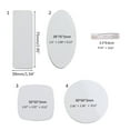 thumbnail image 6 of GENEMA Sublimation Badges Pin DIY Blank ID Name Badge Heat Transfer Name Tag with Pin Backing for Personalized Badges Making, 6 of 14