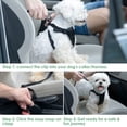 thumbnail image 4 of Cinturón de seguridad para perros en el coche, arnés para perros en el coche, arnés para perros en el coche, suministros de viaje para mascotas (1 pieza), 4 of 5