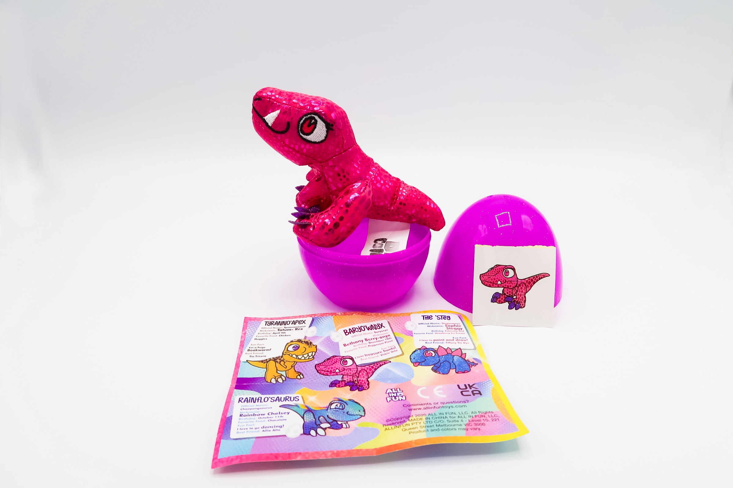 Dino Collecto! Dinosaur Plush Collectible Toy, Surprise 3-Pack, Series 1, Assortment 1