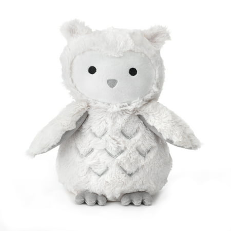 UPC: 0084122740433 | Lambs & Ivy Luna White/Gray Plush Owl Stuffed Animal – Luna