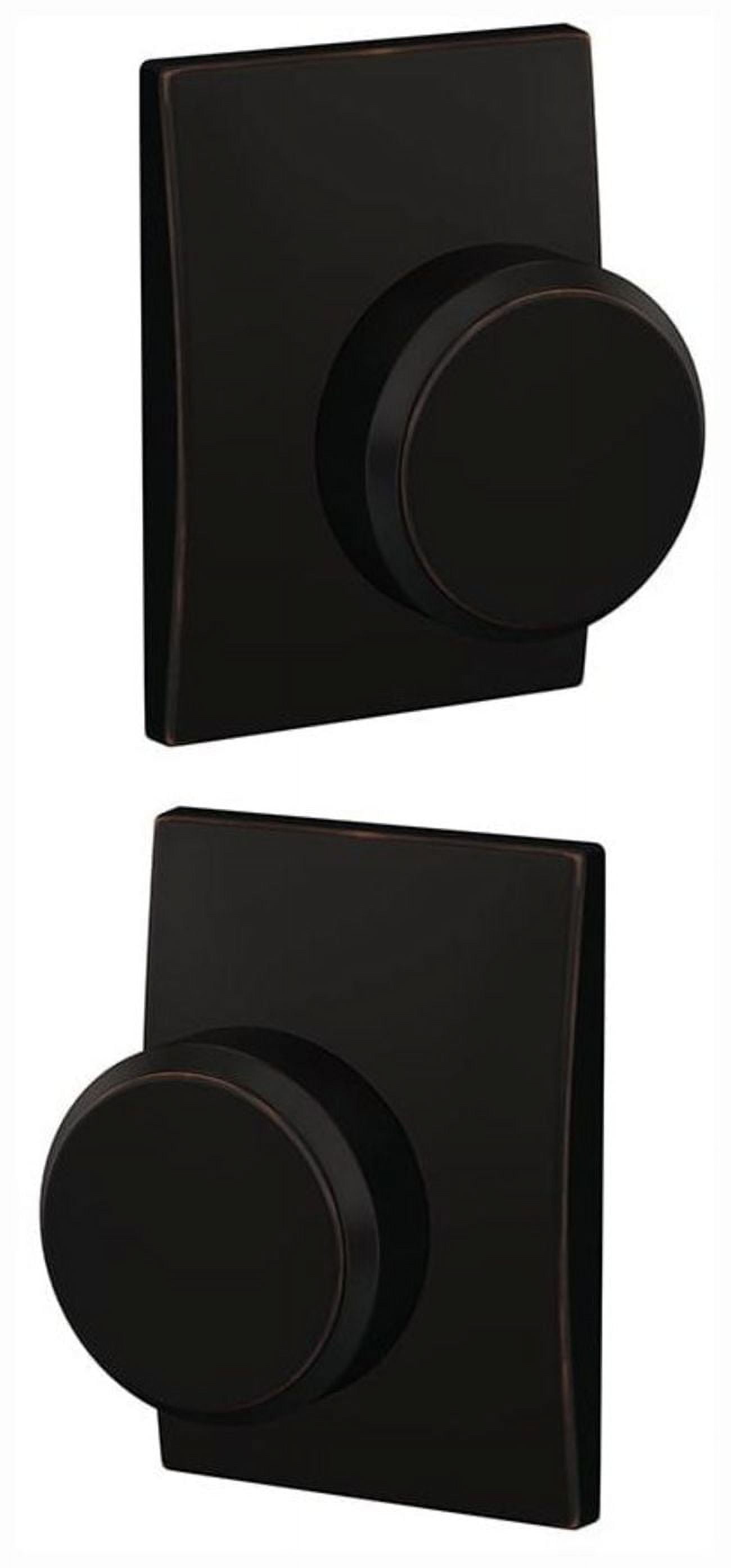 Schlage FC21BWE716CEN Custom Bowery Passage & Privacy Door Knob Set - Bronze