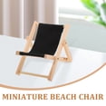 thumbnail image 3 of UPOUART Micro Landscape Layout Miniature Lounge Chair Black 1Pack, 3 of 7