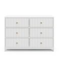 thumbnail image 4 of Graco Teddi 6 Drawer Nursery Double Dresser, White, 4 of 15