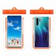 thumbnail image 2 of Funda impermeable para teléfono para playa y natación | Bolsa estanca subacuática IPX8 con cordón | Compatible con teléfonos de hasta 7,2 pulgadas | Compatible con pantallas táctiles para fotos y, 2 of 6